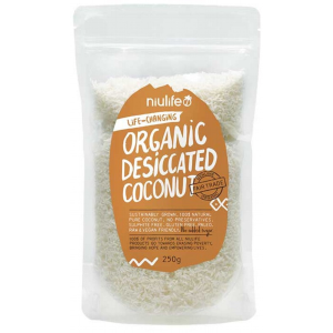 NIULIFE Desiccated Coconut 250g BB Dec 26 No Refund