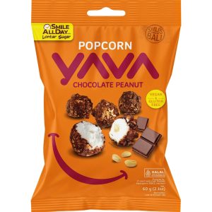 YAVA Popcorn Chocolate Peanut 60g